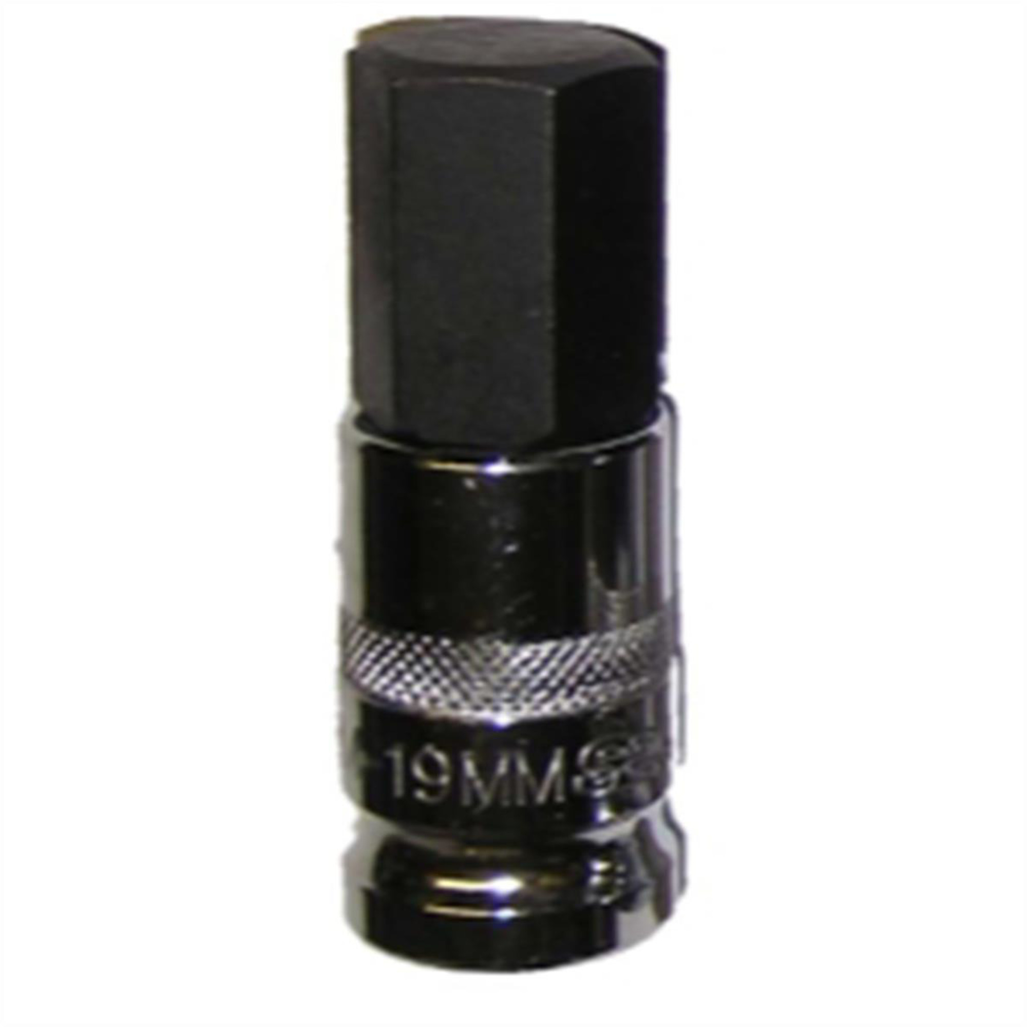 VIM Tools Hex Bit Socket — 19mm, 1/2in. Drive, Chrome, Model# VIMHM-19MM